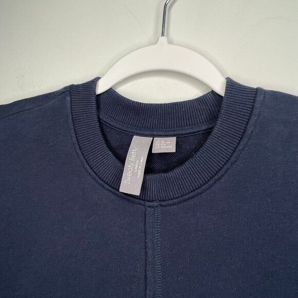 Sweaty Betty Revive Navy T-Shirt Mini Dress Size Small - Picture 3 of 9